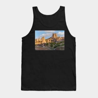 Rock Formations and Dwellings at Goreme Tank Top